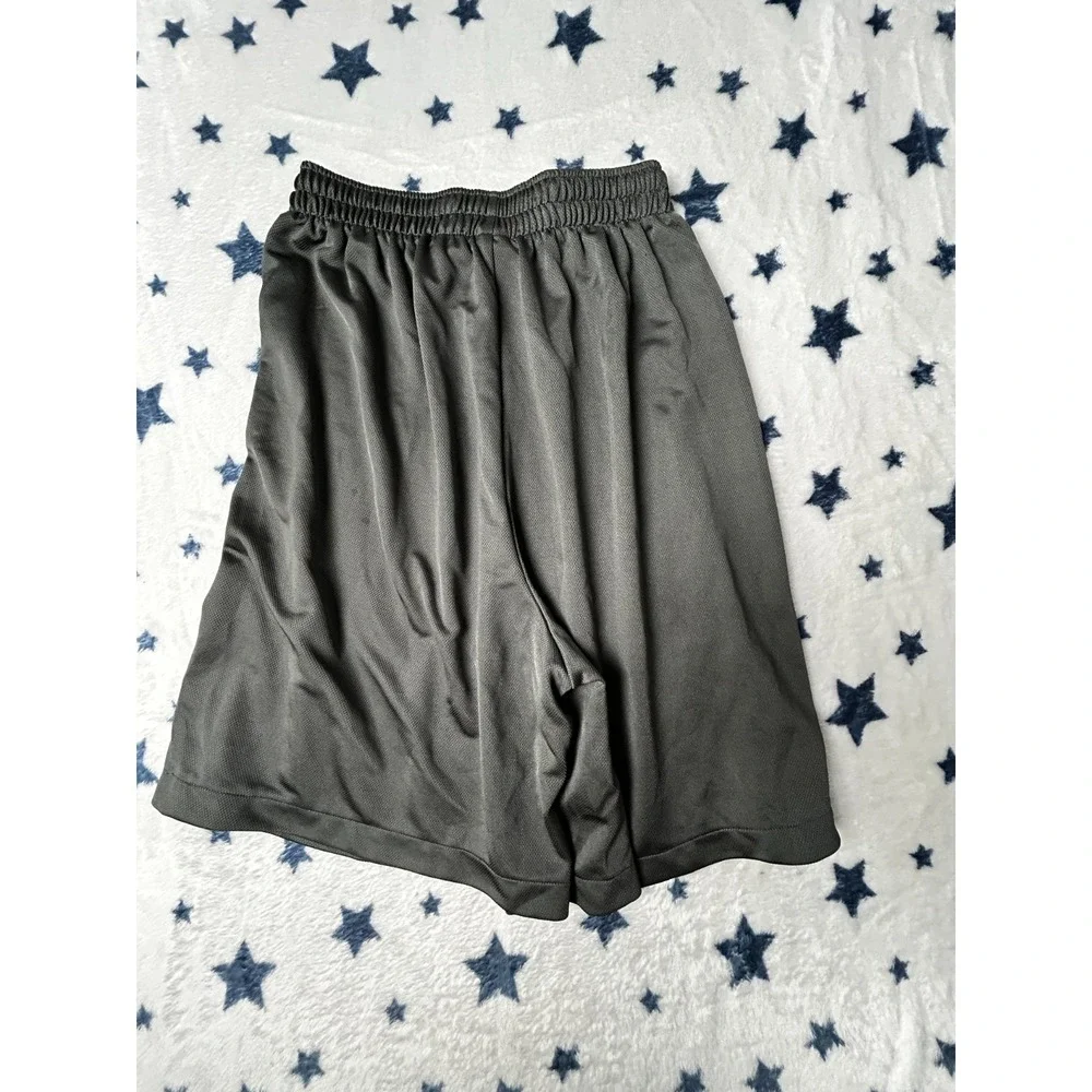 Jordan Shorts Mens Large Gray Athletic Basketball Mesh Training Gym Dri-FIT